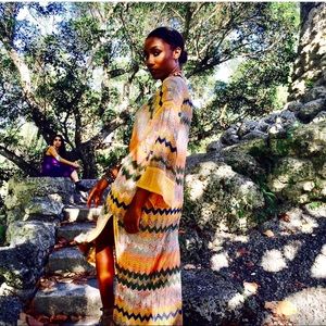 Missoni Kaftan with High SideSlits.